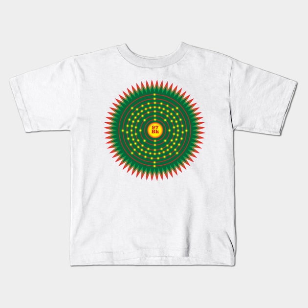 Berkelium Ornament Kids T-Shirt by Storistir